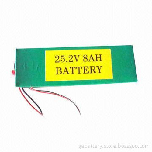 Li (NiCoMn) O2 Battery Pack with 24V Nominal Voltage and 8Ah Nominal Capacity, for Electric Bike